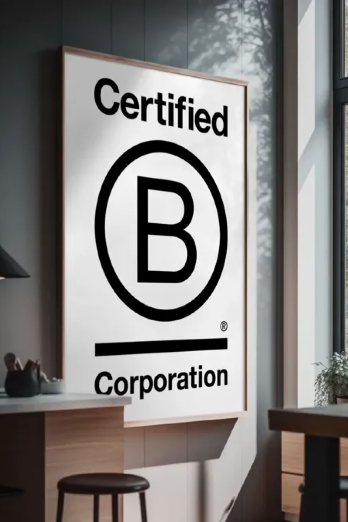 Professional woman in headset working on customer support in an office setting.